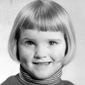 Did your mummy cut your hair? Linda aged around 3 years old