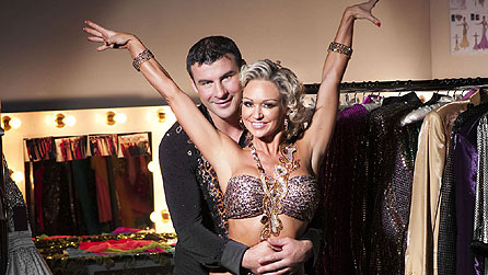 Joe Calzaghe and Kristina Rihanoff
