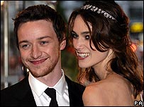 کی یرا نایتلی و جیمز مکاووی