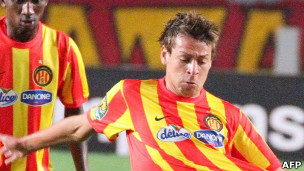 لاعب الترجي يوسف المساكني