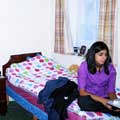 Arunima in her student bedroom