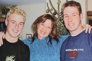 Lesley had to leave Zimbabwe and her sons