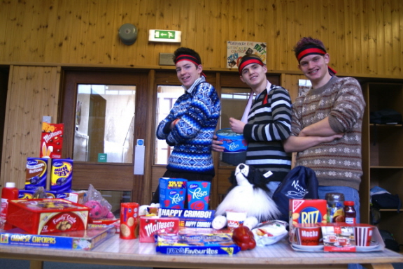 A few of the pupils organised a raffle