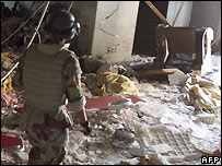 انفجار هتل منصور بغداد