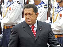 Tổng thống Chavez (ảnh lưu trữ)
