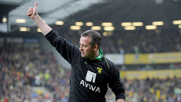 Norwich City manager Paul Lambert.