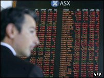 Bolsa australiana nesta segunda-feira