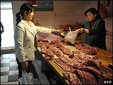 Quầy hàng thực phẩm tại Trung Quốc