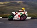 Joey Dunlop at Bungalow in the Isle of Man TT in 1994
