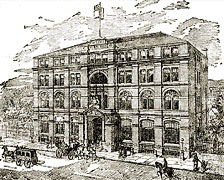 Royal Welsh Warehouse, Newtown. From a sales leaflet sent to customers in 1879