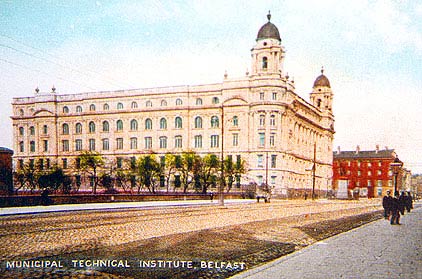 a postcard of the Tech, circa 1930