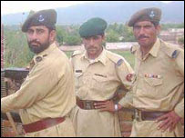 باڑہ میں سکیورٹی فورس