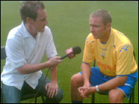 Paul Simpson (right) with Andy Bayes