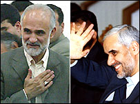 محسن مهرعليزاده و مصطفی معين