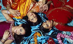 Life Isn't All Ha Ha Hee Hee: Laila Rouass as Tanie, Meera Syal as Sunita and Ayesha Dharker as Chila