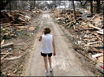 कैटरीनी तूफ़ान से हुई तबाही