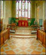 The chapel in the Lord Leycester Hospital 
