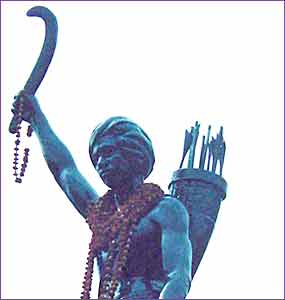 बिरसा मुंडा की प्रतिमा