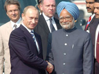 Vladimir Putin ve Manmohan Singh