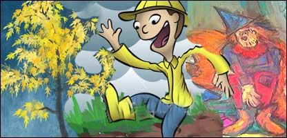 جادوگر، توريالی و درخت