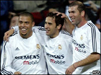 Ronaldo, Raúl e Zidane