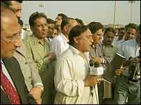 صحافیوں کا احتجاج