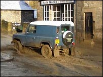 Stoney Middleton in mud