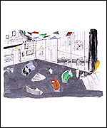 Painting of Public Lounge