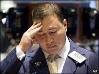 A Wall Street trader