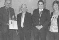 Penri Roberts, Gareth Vaughan Williams, Jonathan Greatorex a Claire Owen.