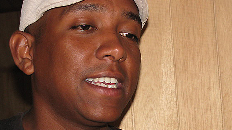 Speaking out against racism in Peru. Poet Daniel 'Pituro' Valenzuela