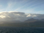 Arran with clouds