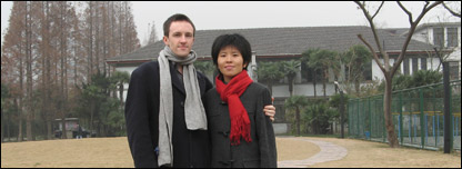 Caroline with her boyfriend