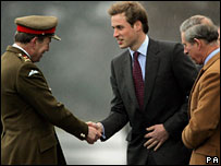 Príncipe William e príncipe Charles