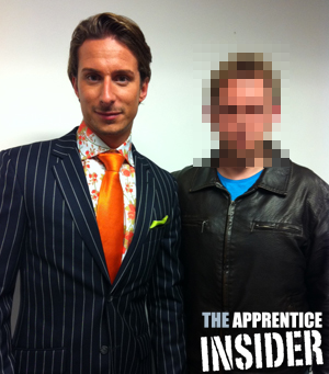 Apprentice candidate Vincent meets the Apprentice Insider