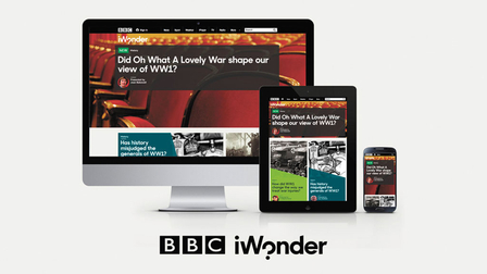 BBC iWonder homepage