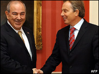 Thủ tướng Allawi và ông Blair