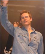 Blue (boy band) on stage 