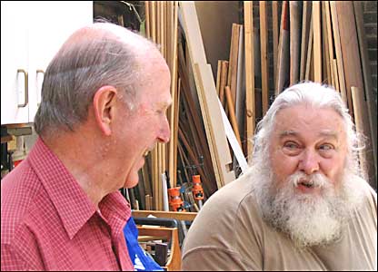 Dr Dick O'Reilly and John Marlin