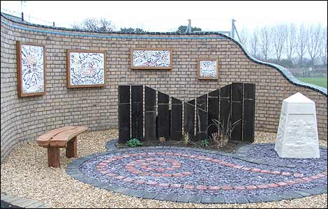 Memorial garden in Langer Road, Felixstowe