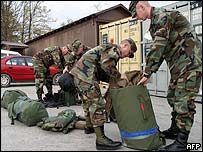 बोस्निया में नैटो के सैनिक