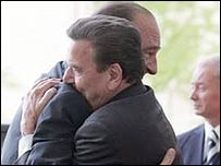 Tổng thống Pháp, Jacques Chirac, gặp Thủ tướng Đức, Gerhard Schroeder
