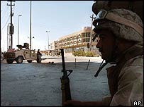 Americký voják v Nadžafu