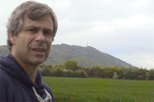 Stuart Williams in front of The Wrekin