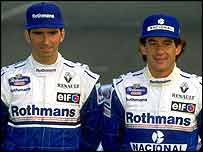 Damon Hill e Ayrton Senna