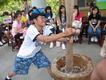 City kids learn to make sticky rice cakes the traditional way