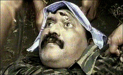 LTTE leader Prabhakaran's body (file photo)