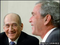 جورج بوش و اهود اولمرت-آرشیو