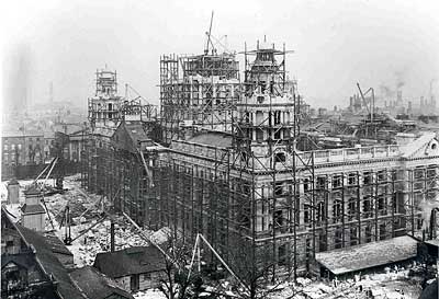 Belfast City Hall under construction in 1901