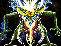 A dragon by Pauline Hadley